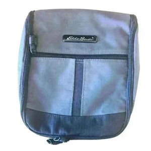 🌈 6/$60, Eddie Bauer Black/Grey Toiletry Bag, Size 10” X 8” X 2.5”